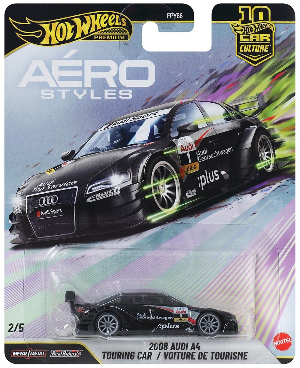 Hot Wheels Car Culture Aero Styles Audi A4 Touring Car NIB